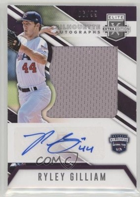 2017 Elite Extra Edition USA Collegiate Silhouette 6/99 Ryley Gilliam Auto 0g4