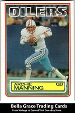 1983 Topps Archie Manning #278 Houston Oilers NFL Football