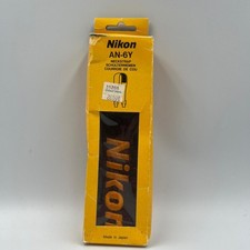 New Nikon AN-6Y Vintage Camera Neck Strap Burgundy Yellow Woven Made in Japan