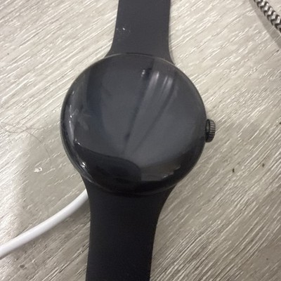 Google Pixel Watch 41mm GPS + WiFi + Bluetooth Gold Black Silver Watch - Good