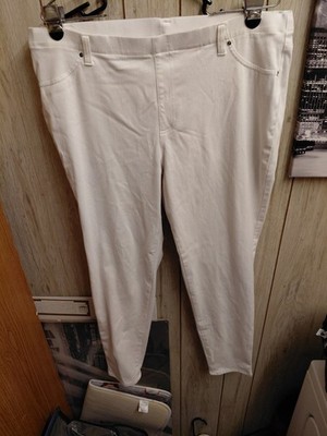 Time & Tru Casual Jeggings White 2xl 20