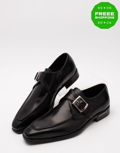 Cerruti Bespoke Leather Italy‎ Hexagon Pattern Loafers Dress Shoes Men’s 10.5 Cerruti Men Shoes | eBay main image 3