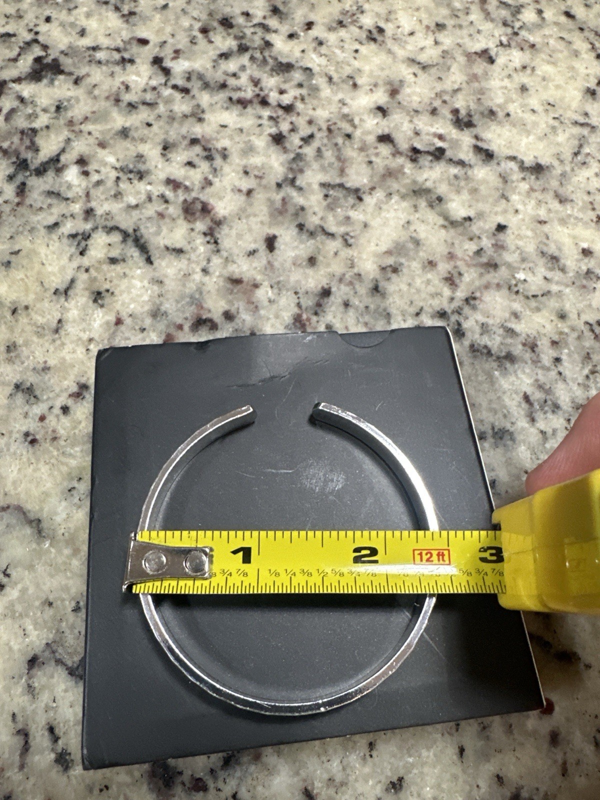 Solid 925 Sterling Silver Cuff Bracelet Textured … - image 3