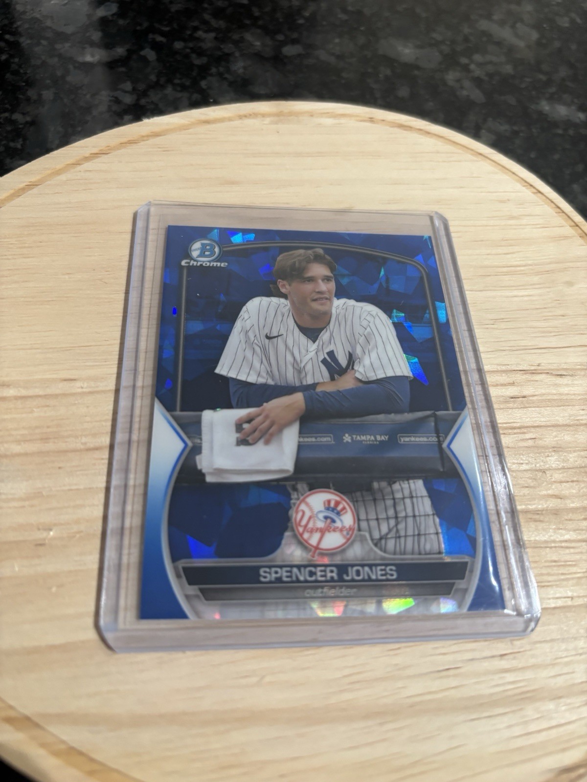 2023 Bowman Chrome Sapphire Edition Prospects Image Variation Spencer Jones