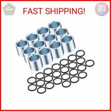 36 Pieces Bearing Spacers and Washers Skateboard Hardware Kit for Most Skateboar