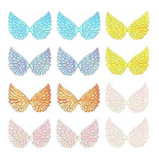 12Pcs Angel Wings for Crafts, 6 Colors Angel Wings Wings 3.4 Inch 