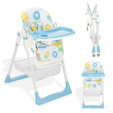 Baby Hochstuhl Klappbar Kinderstuhl, Kinderhochstuhl mit Liegefunktion, Essstuhl