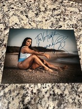 Wwe deonna purrazzo Autographed 8X10 Funhouse Metallic Signed Wrestling Photo