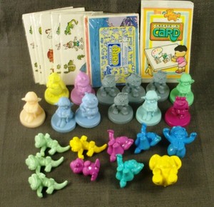 VTG Wendy's The Good Stuff Gang Figures Assorted Animal Etc. 1985 Sticker Lot