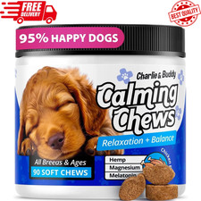 Calming Chews for Dogs Anxiety Relief Dog Calming Chews 90 Pcs Chicken Flavor