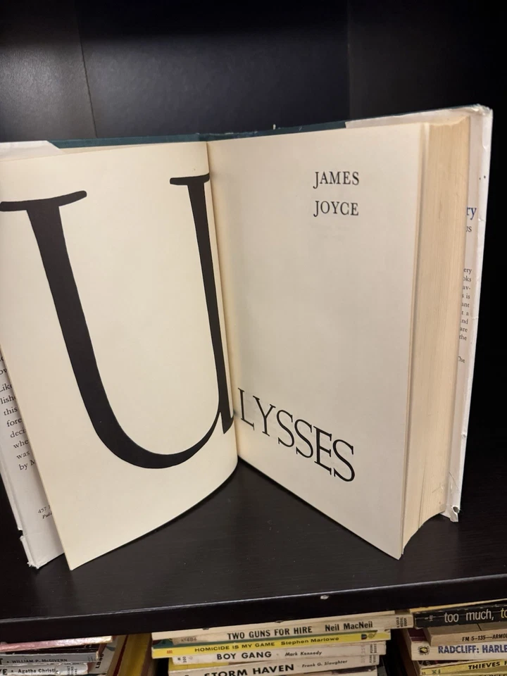 Ulysses James Joyce Experimental Classic European Novel Literature Dust Jacket - Image 3 of 4