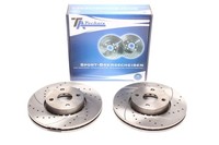 TA Technix Sport Bremsscheiben Satz Vorderachse FüR Toyota Corolla Corolla Verso