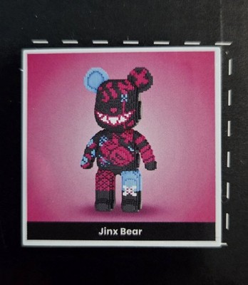 Teddy Blocks Jinx Bear 3600pcs Building Blocks Set Imperfect Box, Sealed Bag