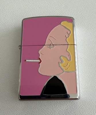 Vintage Zippo Rare Windy Girl Profile - Hard To Find - 2004- NIB