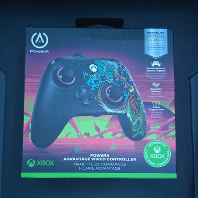 PowerA Advantage Wired Controller Cosmic Clash USB-C 10ft for Xbox/PC
