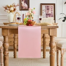 Set of 5 Satin Table Runners 12x108 inch Table Runner for Party Wedding Recep...