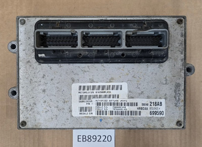 OEM 2002 Dodge Ram 2500 5.9L Cummins Engine Control Module ECM ECU AT 56040218AB