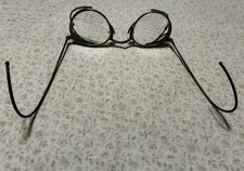 AMERICAN OPTICAL SAFETY GLASSES AO25 FUL VUE - Vintage WW2 Industrial Art Deco