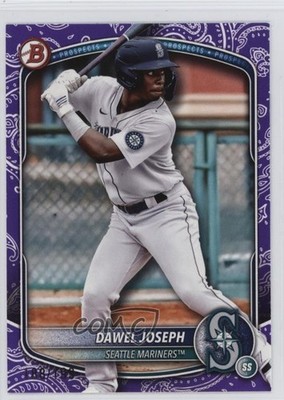 2025 Bowman Prospects Purple Pattern 188/199 Dawel Joseph #BP-8 1u4v