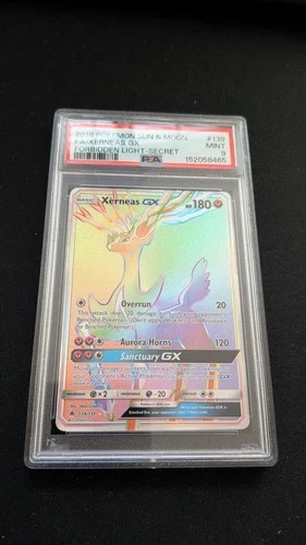 Xerneas GX (Secret) 139/131 Sm-Forbidden Light Holo PSA 9
