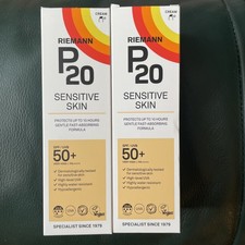 2 x RIEMANN P20 - SPF 50+ SENSITIVE SKIN  CREAM 100ml 