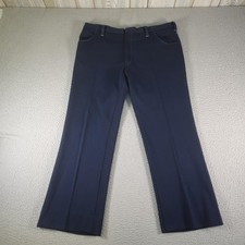 Vintage 70s Tobias Bell Bottom Pearl Snap Hippie Pants Mens 38x29 Disco Flare