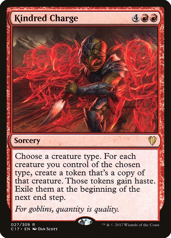 MTG Kindred Charge 27 NM Commander 2017 Rare