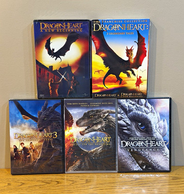 DragonHeart 5-Movie DVD Lot NEW SEALED