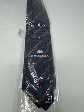 E. Marinella Napoli Silk Tie New in Plastic Handcrafted Italy Luxury