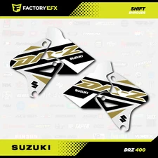Gold Shift Shroud Graphic Kit fits Suzuki DRZ400SM Drz400s drz400 DRZ Decal