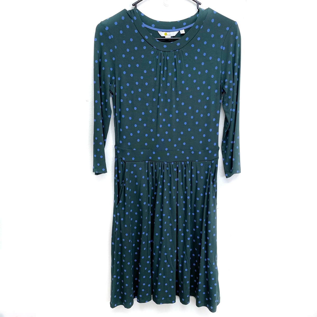 boden blue polka dot dress Buy Boden Blue High Neck Occasion Dress from Next USA