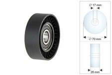 NTY SPANNROLLE KEILRIPPENRIEMEN FÜR JEEP GRAND CHEROKEE 5.7 6.1 05- CHRYSLE