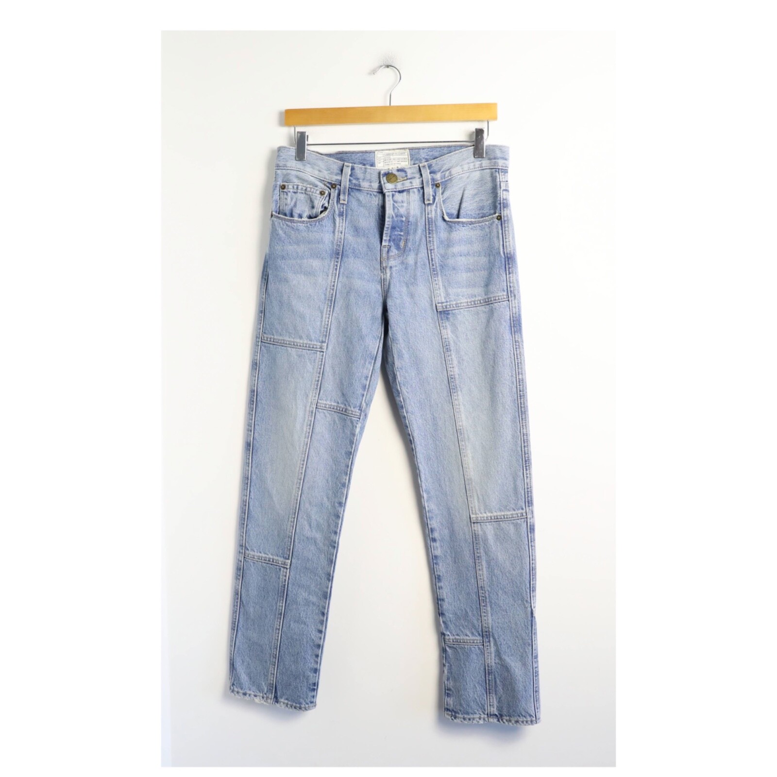 Current Elliott Anthropologie patchwork denim jea… - image 1