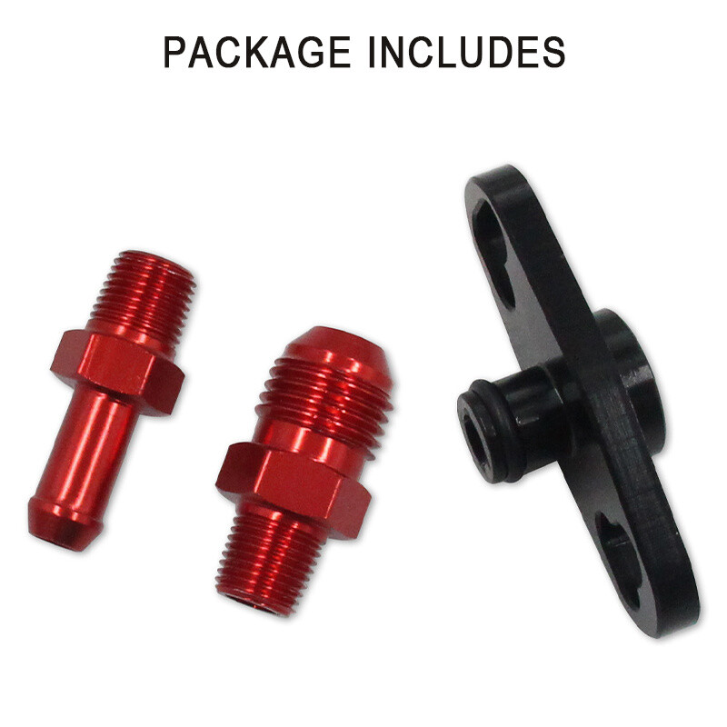 1/8NPT Fittings Fuel Pressure Regulator Adapter Kit for Toyota Nissan