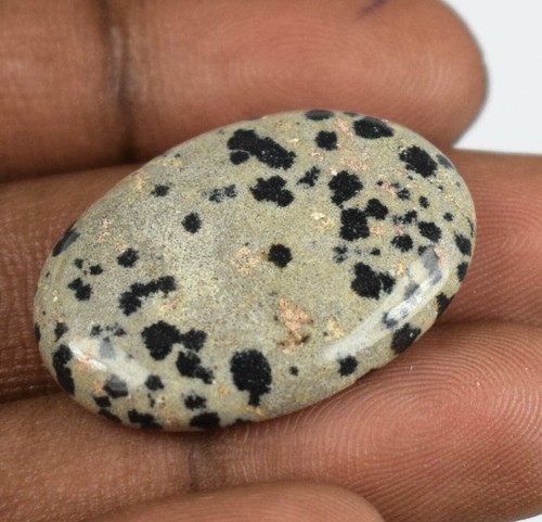 Cabochon naturale diaspro dalmata messicano guarigione miscela pietre portafortuna certificato - Foto 25 di 44