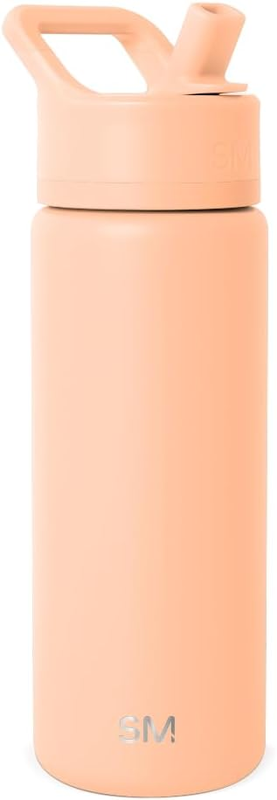 Insulated Stainless Steel Kids Water Bottle with Straw Lid