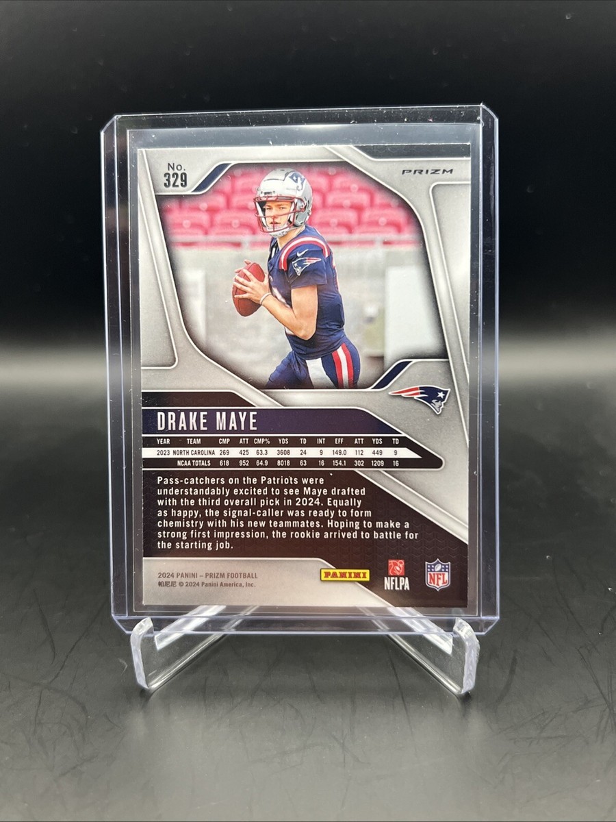 2024 Prizm Drake Maye Rookie Orange Lazer RC SSP 🔥 - Patriots