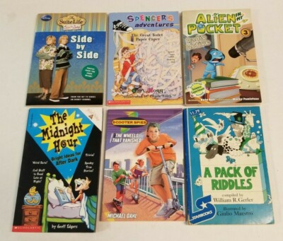 6 Funny Silly Children Chapter Books Lot Riddles Spies Toilet Paper Caper Boys