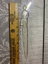 Vintage Fuller Brush Letter Opener Clear Plastic Made in USA Promotional