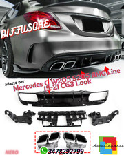 ????DIFFUSOR GEEIGNET F&Uuml;R Mercedes C W205 S205 AMG Line 15-21 C63 Look?