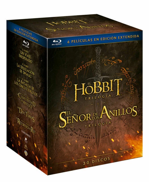 DVD y Blu-ray de blu-ray el señor de los anillos