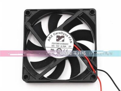 1 Pc.  ARX Cera Dyna FAN FD1280-A3042C DC12V 8015 8CM  2wire  cooling fan