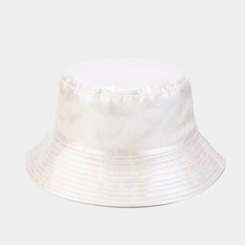 Solid Color PU Bucket Sun Hat, Party, Festival, Raves, Clubs, Ibiza, Beach