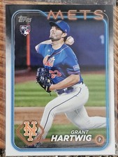 GRANT HARTWIG (RC) 2024 Topps Series 1 #130 - New York Mets 