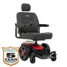 Pride Jazzy EVO 614 Power Wheelchair, With 5-Year Extended Warranty