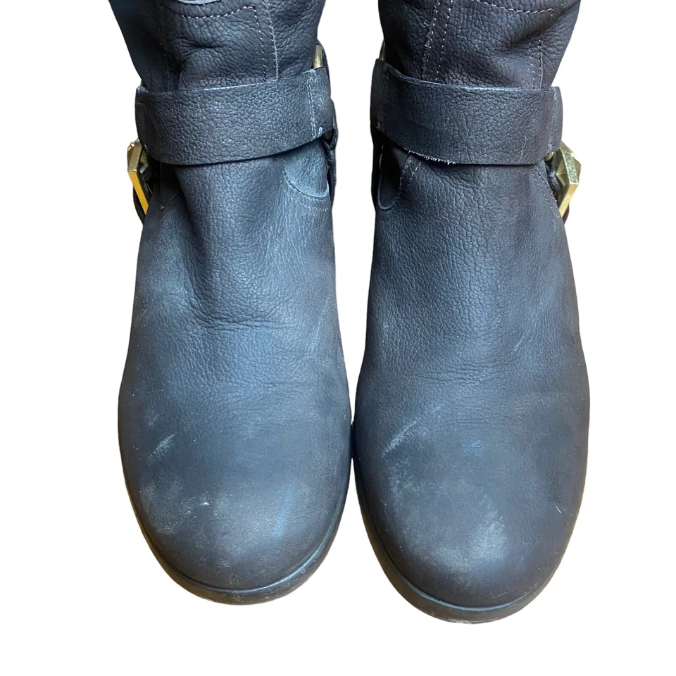 Bota de montar de gamuza marrón 7 For All ManKind hasta la rodilla talla 9M Foto 3 de 4