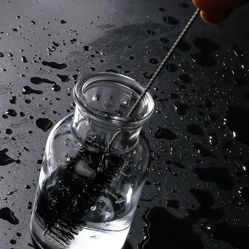 5Pcs/Set Nylon Straw Brush Cleaner Bottle Tube Pipe Cleaning Long Tool Best
