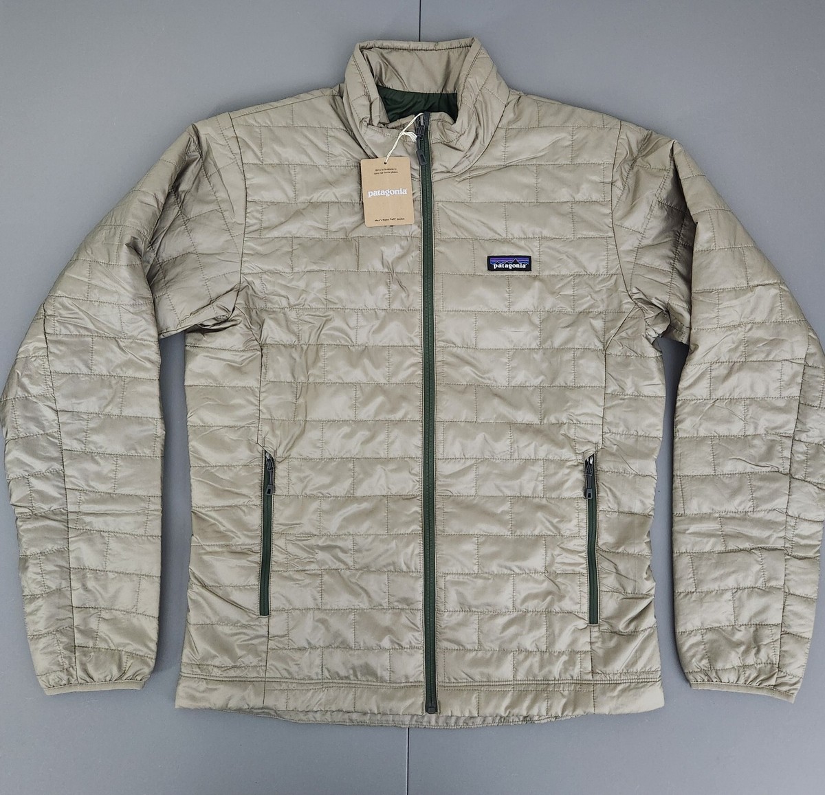 Patagonia Nano Puff Jacket Seabird Grey Men's Size 2XL New With