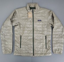 Patagonia Nano Puff Jacket Seabird Grey Men's Size 2XL New With Tags
