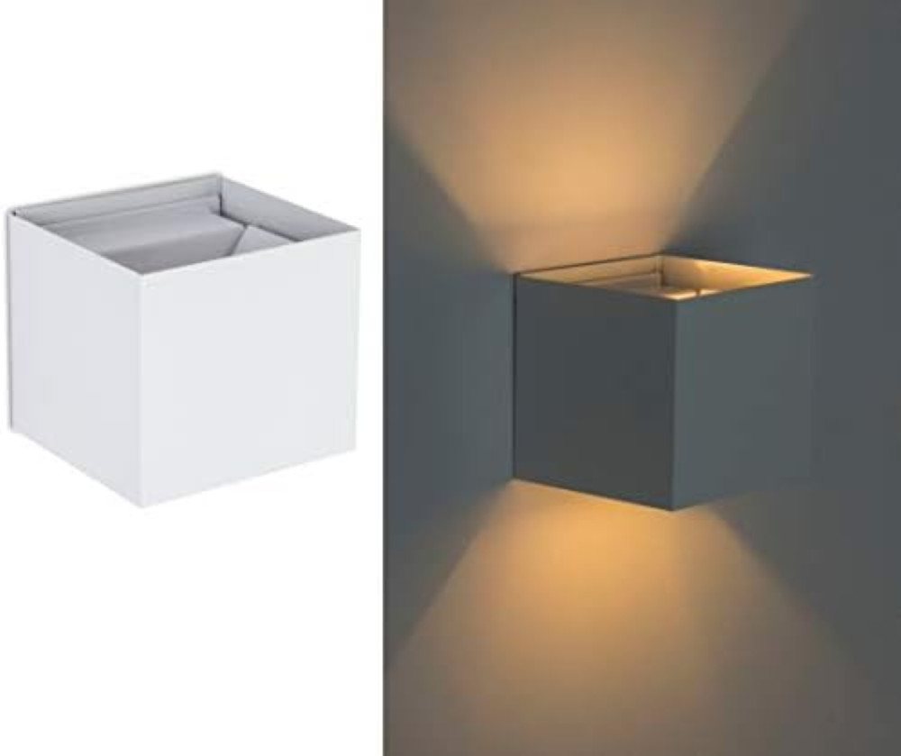 Lampada Parete Trango 8015 FLEX Bianca | Design Up & Down Regolabile